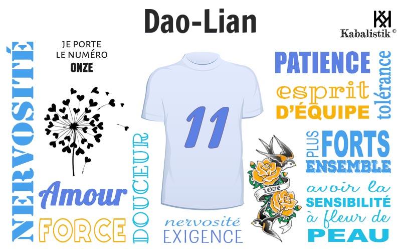 La signification numérologique du prénom Dao-lian