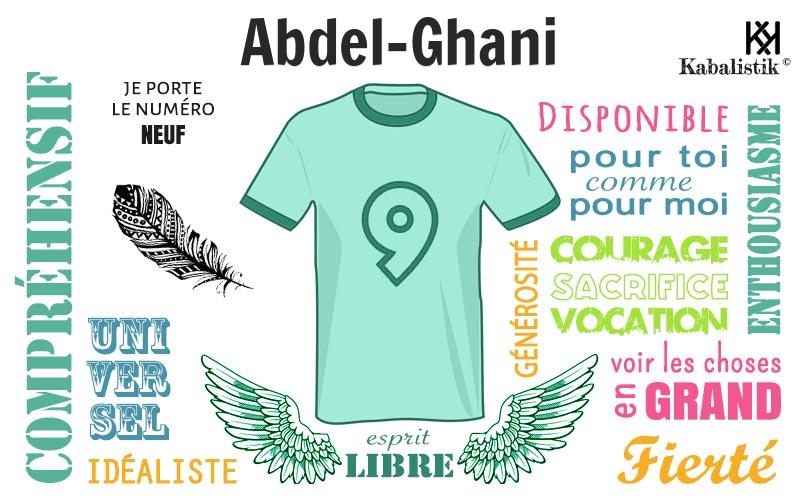 La signification numérologique du prénom Abdel-ghani