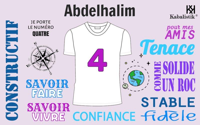 La signification numérologique du prénom Abdelhalim