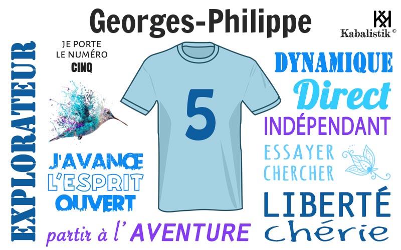 La signification numérologique du prénom Georges-philippe