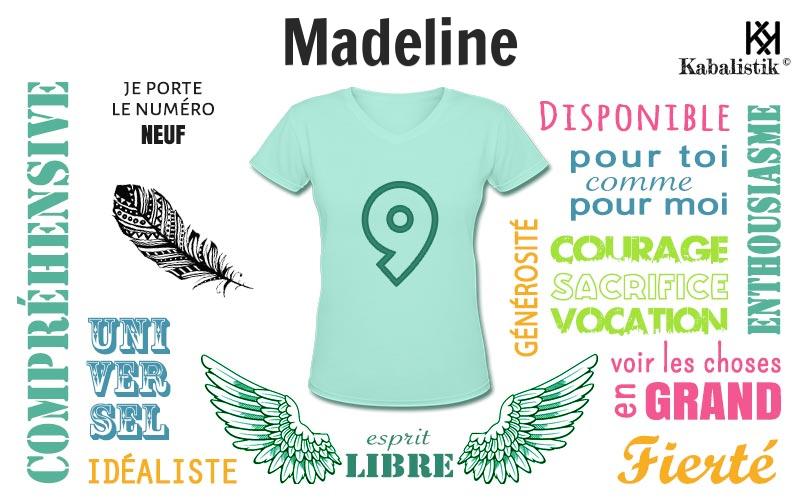 La signification numérologique du prénom Madeline