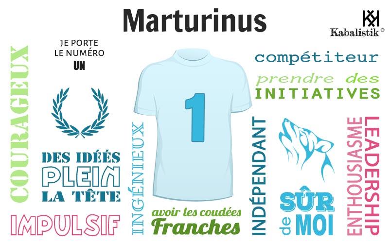 La signification numérologique du prénom Marturinus