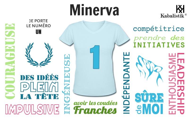 La signification numérologique du prénom Minerva