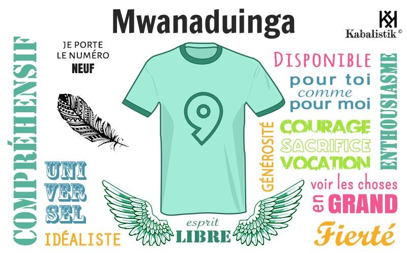 La signification numérologique du prénom Mwanaduinga
