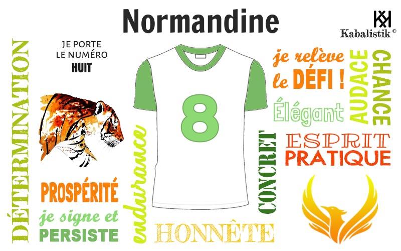 La signification numérologique du prénom Normandine
