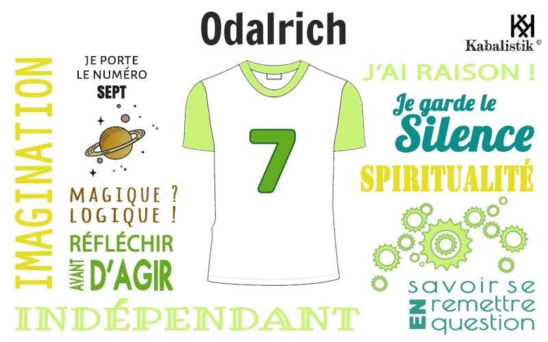 La signification numérologique du prénom Odalrich