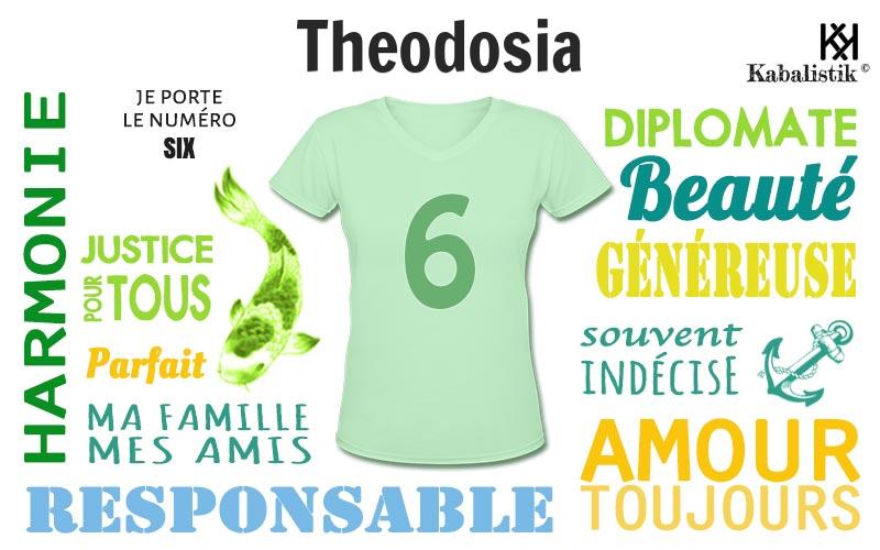 La signification numérologique du prénom Theodosia