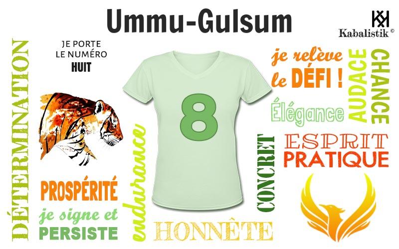 La signification numérologique du prénom Ummu-gulsum