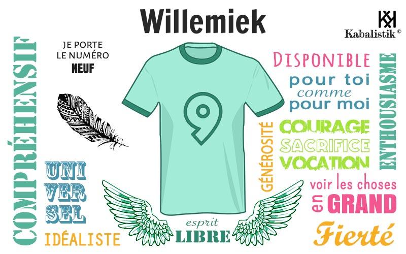 La signification numérologique du prénom Willemiek