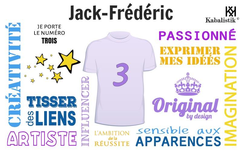La signification numérologique du prénom Jack-Frédéric