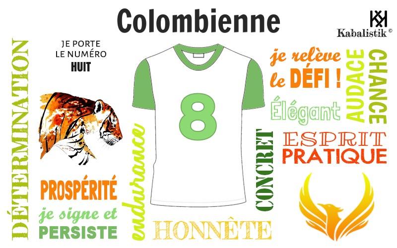 La signification numérologique du prénom Colombienne