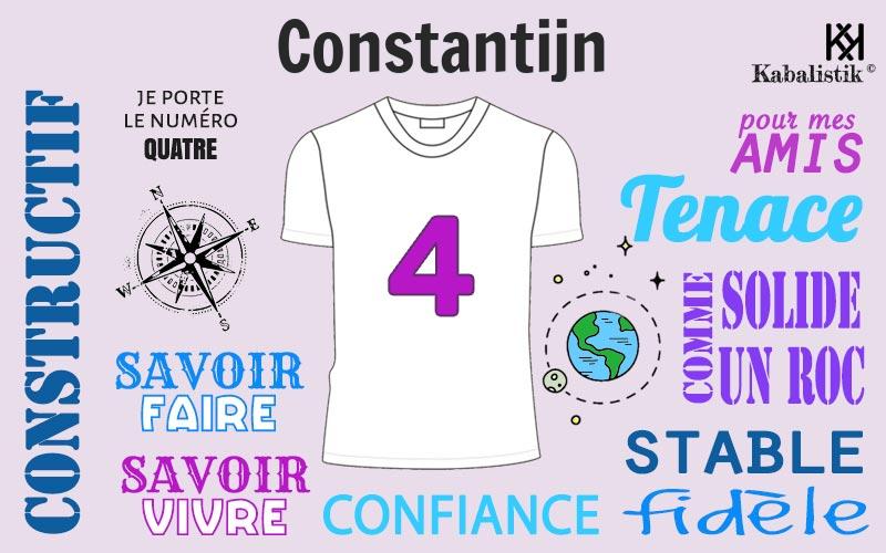 La signification numérologique du prénom Constantijn