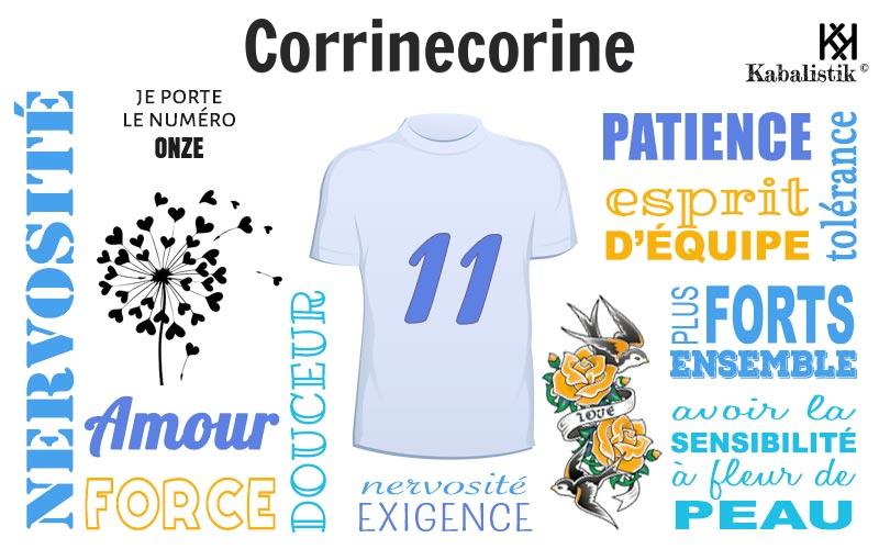 La signification numérologique du prénom Corrinecorine