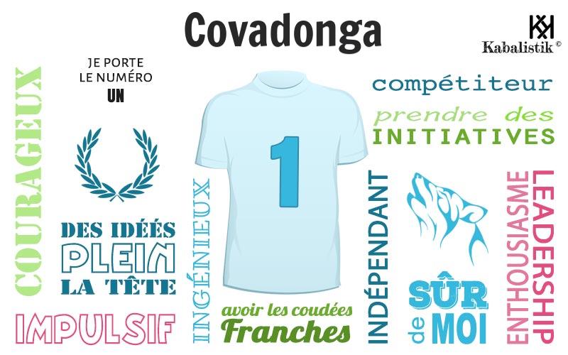 La signification numérologique du prénom Covadonga