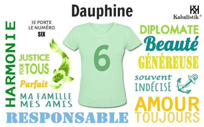 La signification numérologique du prénom Dauphine