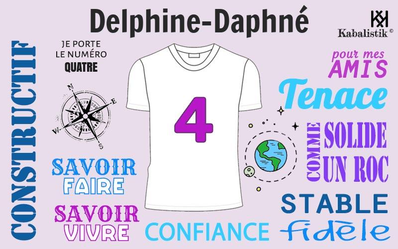 La signification numérologique du prénom Delphine-daphné