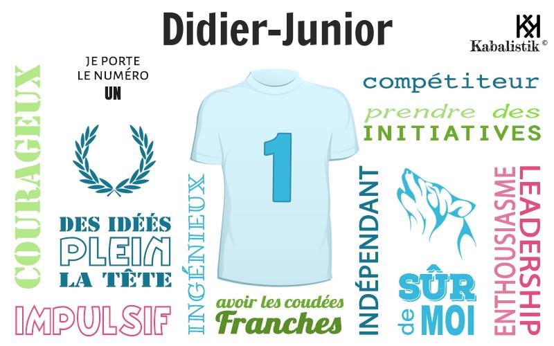 La signification numérologique du prénom Didier-junior