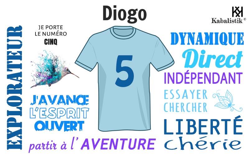 La signification numérologique du prénom Diogo