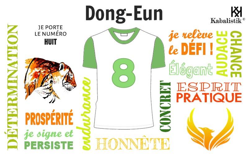 La signification numérologique du prénom Dong-eun