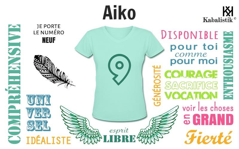 La signification numérologique du prénom Aiko
