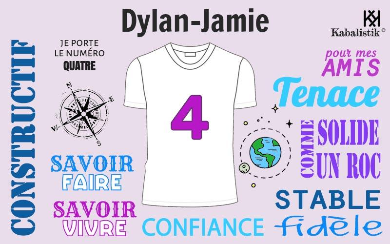 La signification numérologique du prénom Dylan-jamie