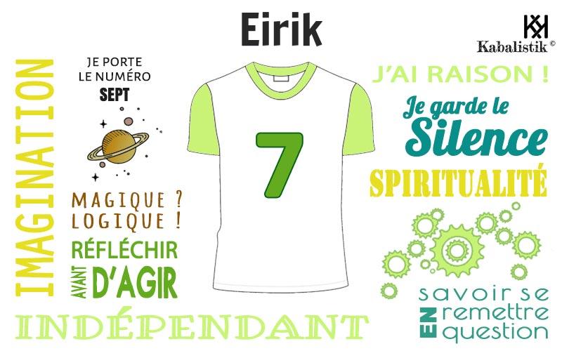 La signification numérologique du prénom Eirik