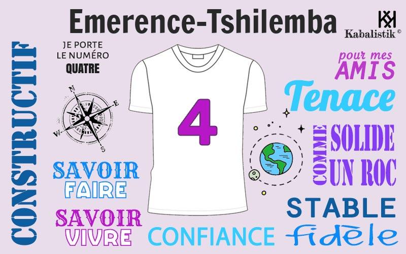 La signification numérologique du prénom Emerence-tshilemba