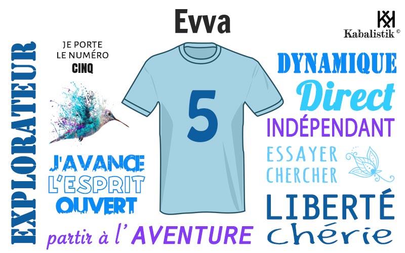 La signification numérologique du prénom Evva