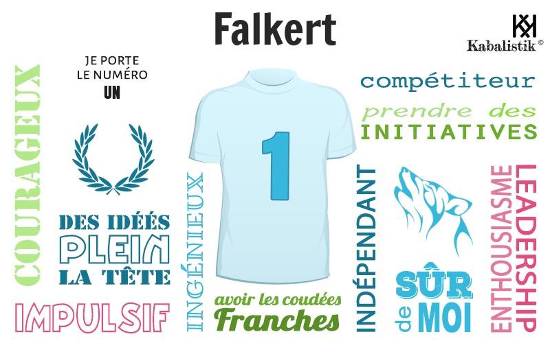 La signification numérologique du prénom Falkert