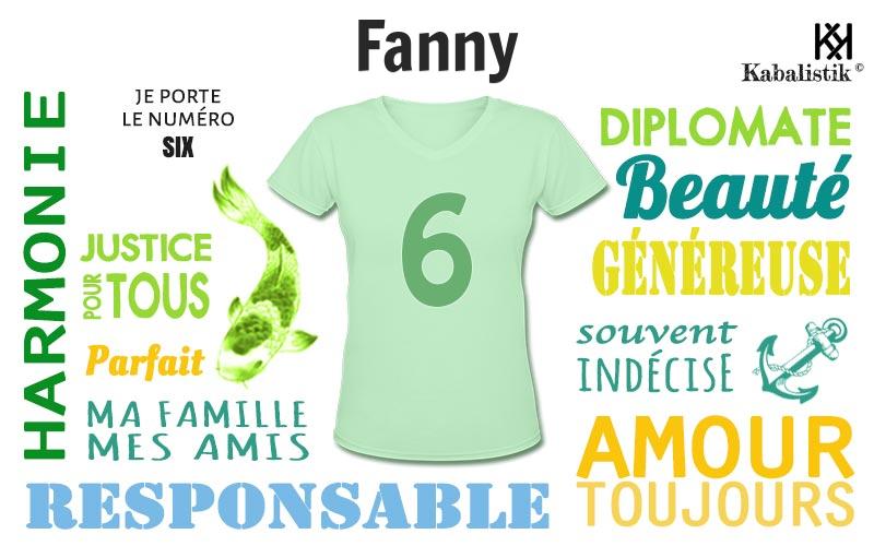 La signification numérologique du prénom Fanny