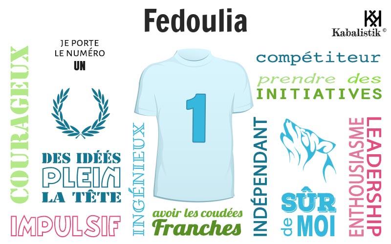 La signification numérologique du prénom Fedoulia