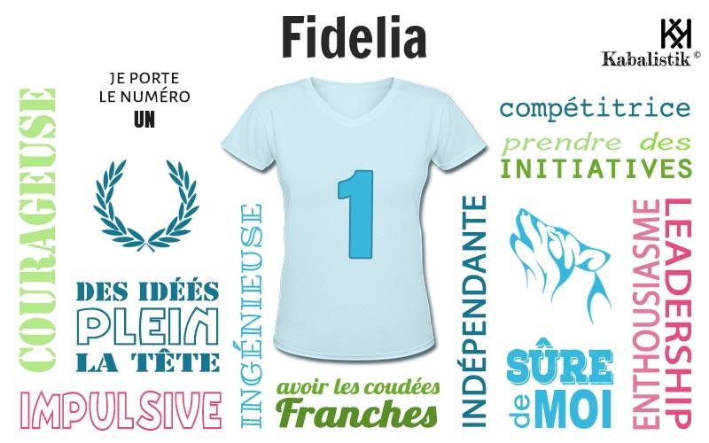 La signification numérologique du prénom Fidelia