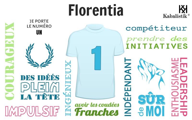 La signification numérologique du prénom Florentia