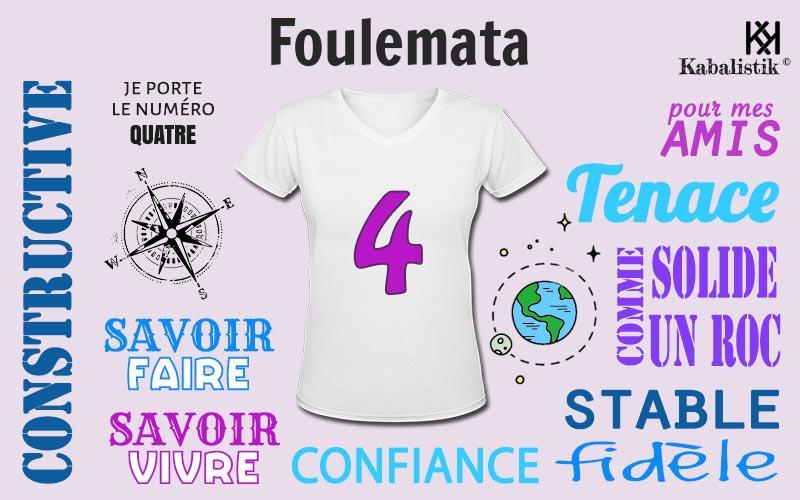 La signification numérologique du prénom Foulemata