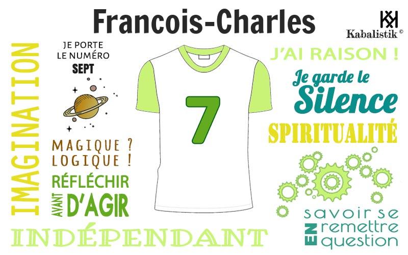 La signification numérologique du prénom Francois-charles