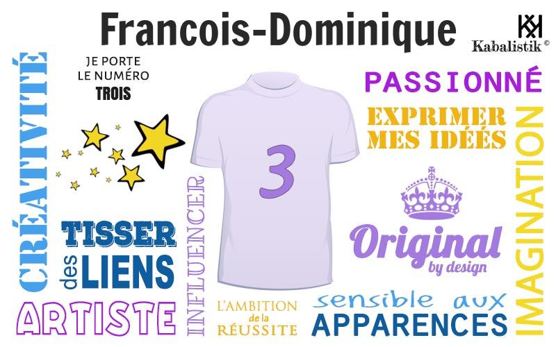 La signification numérologique du prénom Francois-dominique
