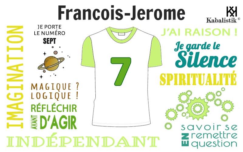 La signification numérologique du prénom Francois-jerome