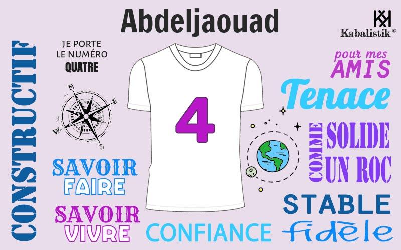 La signification numérologique du prénom Abdeljaouad