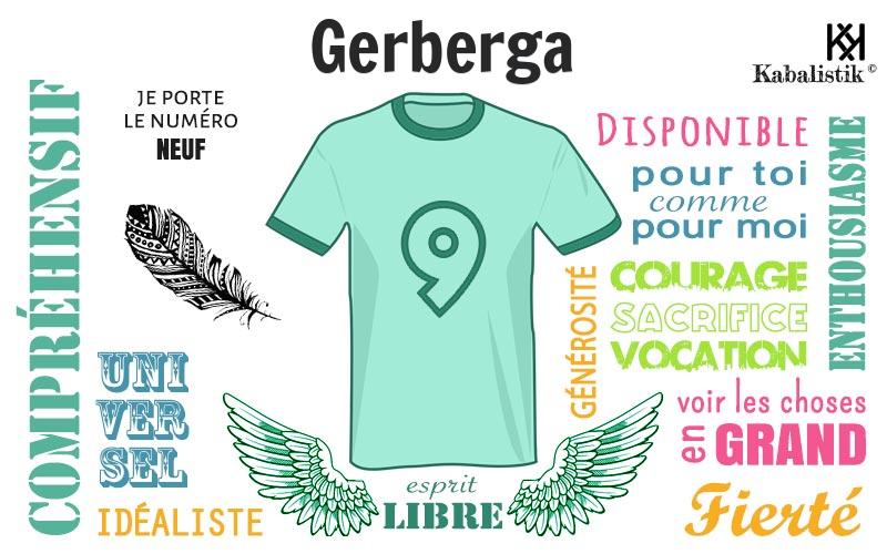 La signification numérologique du prénom Gerberga