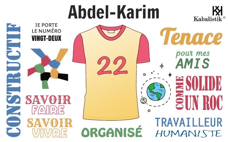 La signification numérologique du prénom Abdel-karim