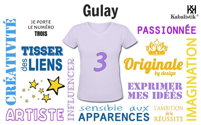 La signification numérologique du prénom Gulay