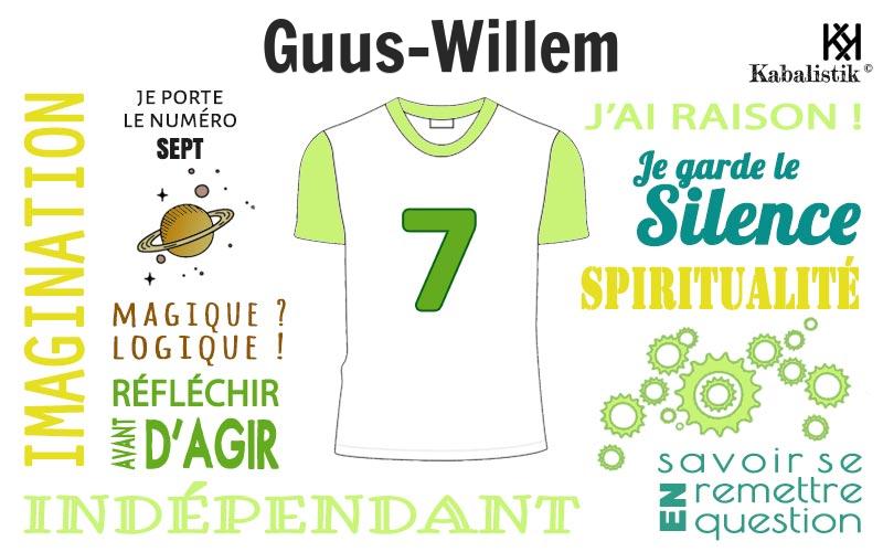 La signification numérologique du prénom Guus-willem