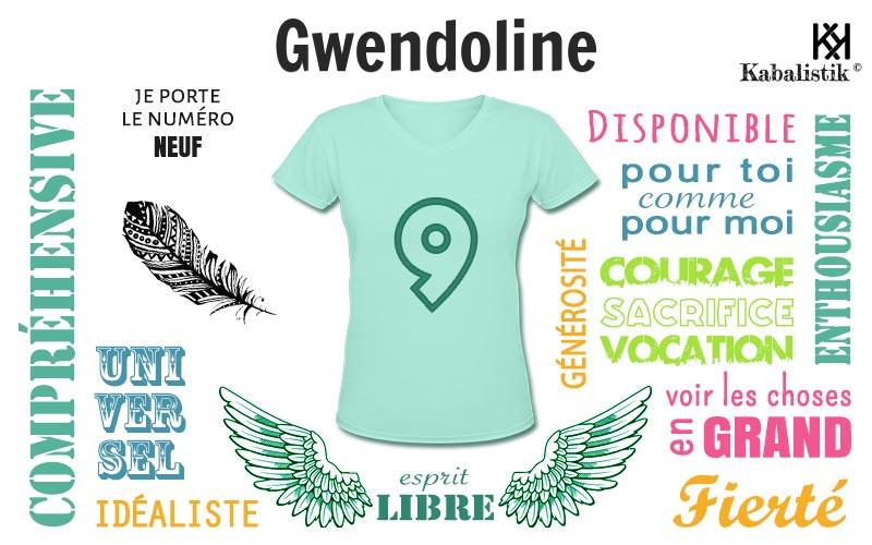 La signification numérologique du prénom Gwendoline