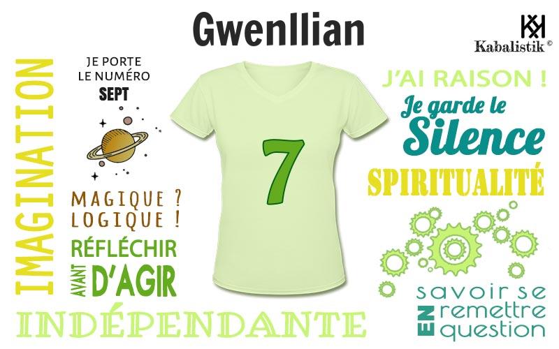 La signification numérologique du prénom Gwenllian