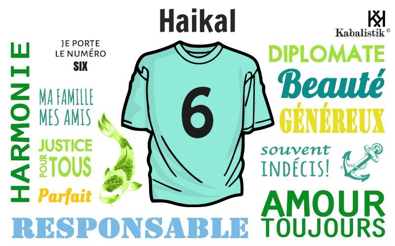 La signification numérologique du prénom Haikal