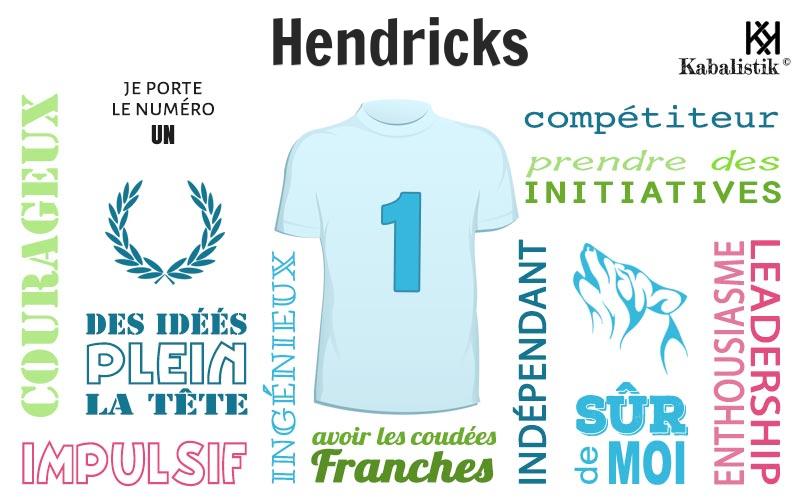 La signification numérologique du prénom Hendricks