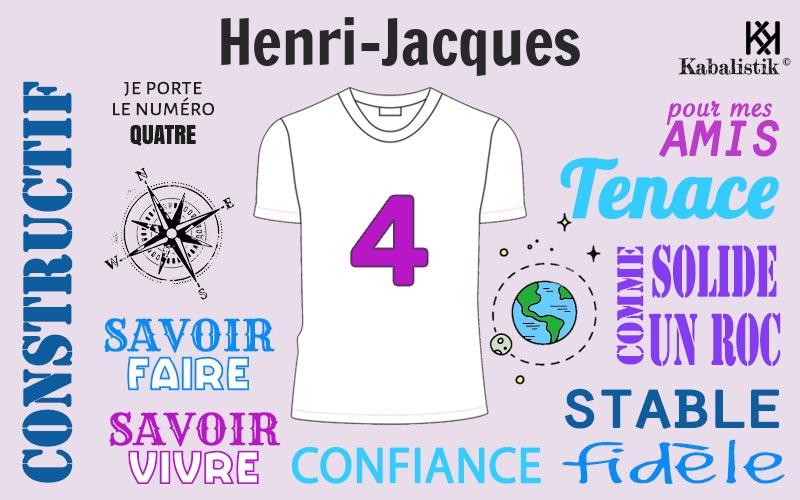 La signification numérologique du prénom Henri-jacques