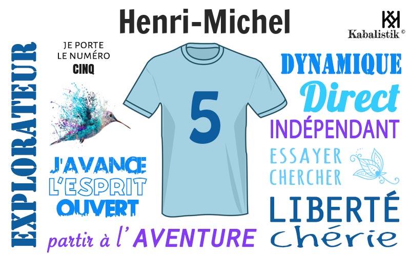 La signification numérologique du prénom Henri-michel