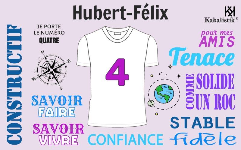 La signification numérologique du prénom Hubert-félix