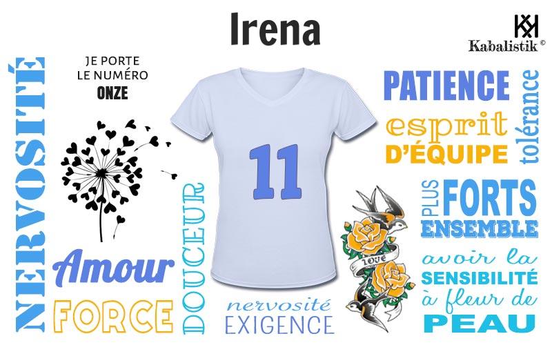 La signification numérologique du prénom Irena